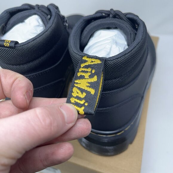 Dr. Martens Unisex Rakim Fashion Boot, Black Extra Tough 9 US Men 10 US Women - Picture 8 of 14